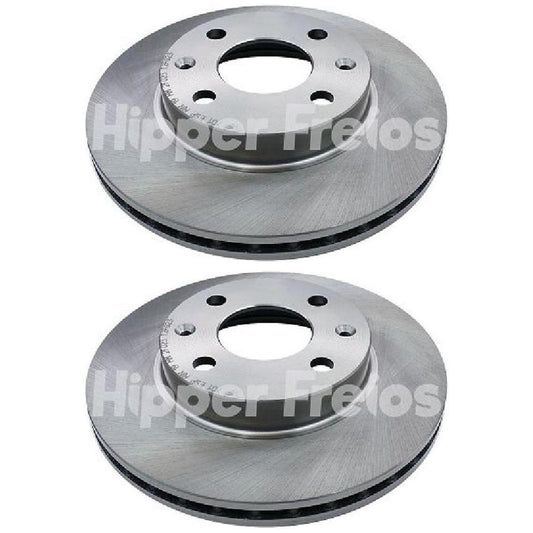 Par Disco Freio Dianteiro - Hipper Freios - HF 701 - (1)