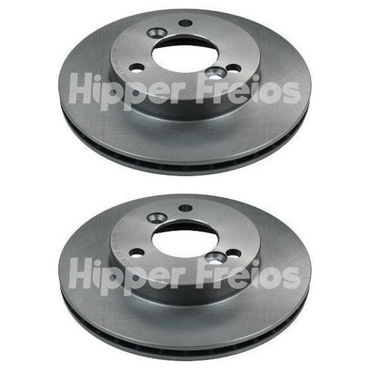 Par Disco Freio Dianteiro - Hipper Freios - HF 705B - (1)