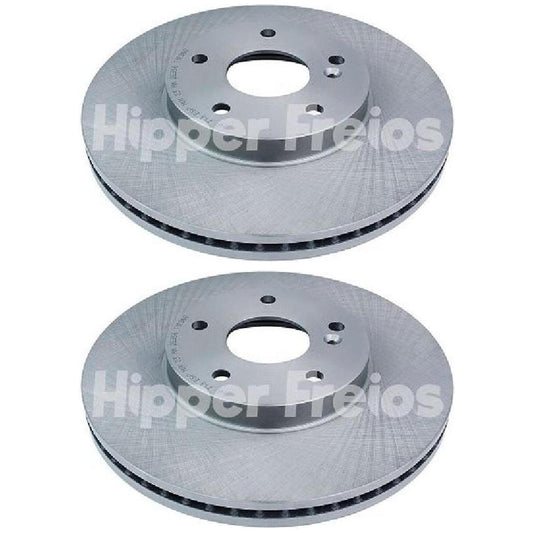 Par Disco Freio Dianteiro - Hipper Freios - HF 713 - (1)