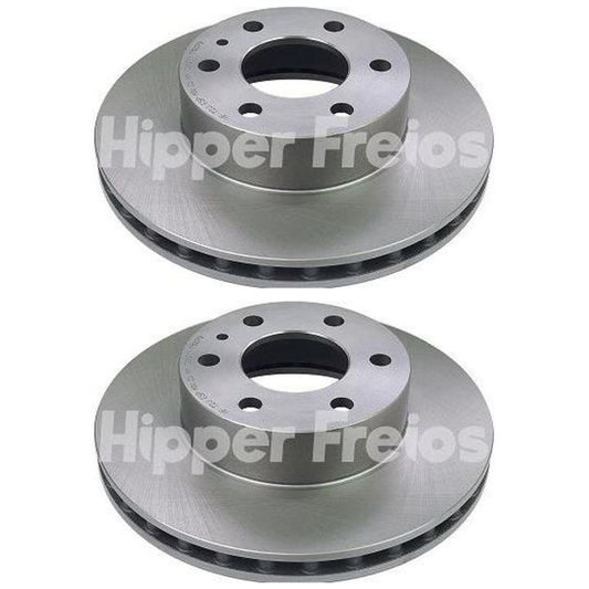 Par Disco Freio Dianteiro - Hipper Freios - HF 72J - (1)