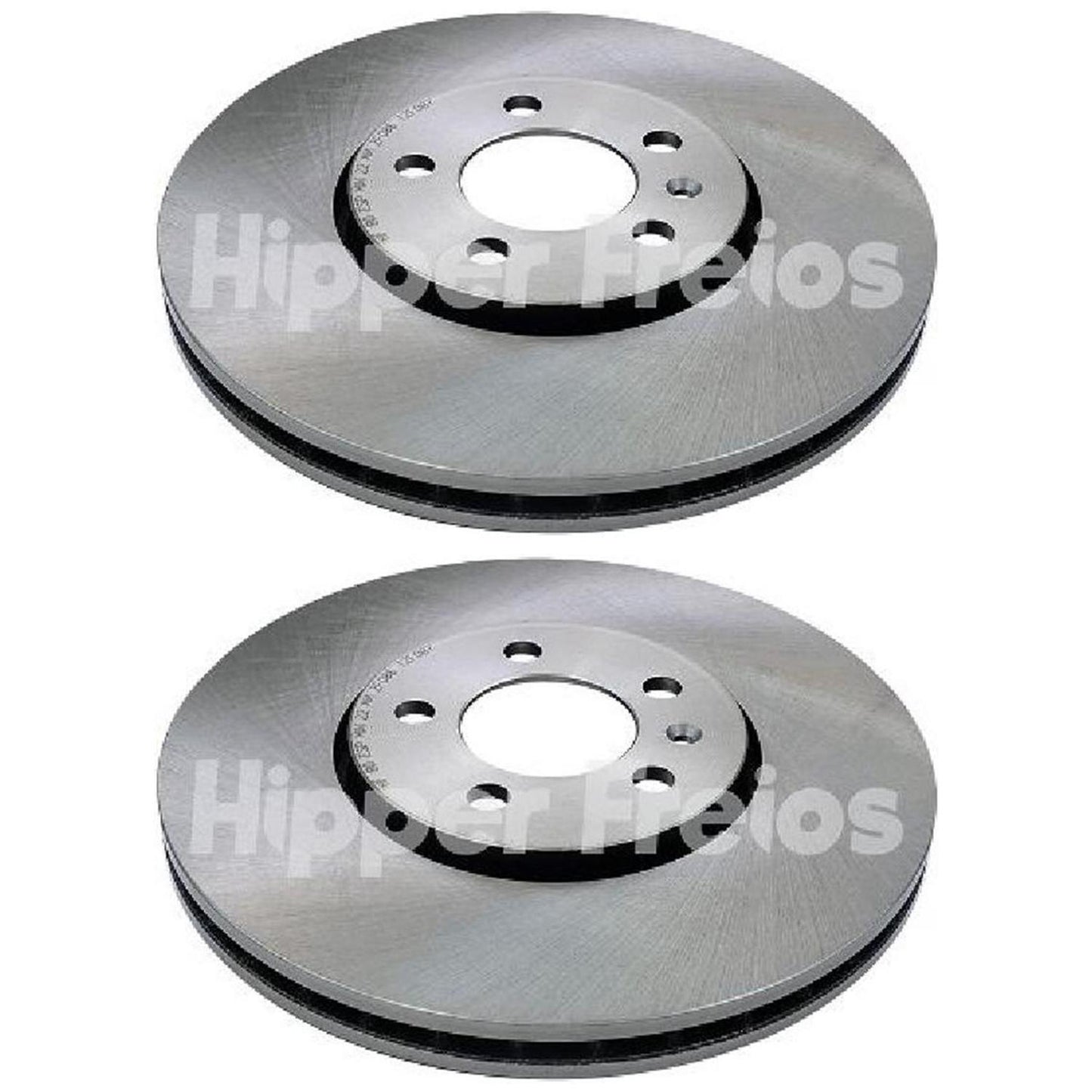 Par Disco Freio Dianteiro - Hipper Freios - HF 80 - (1)