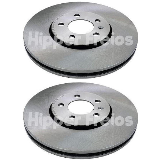 Par Disco Freio Dianteiro - Hipper Freios - HF 80 - (1)