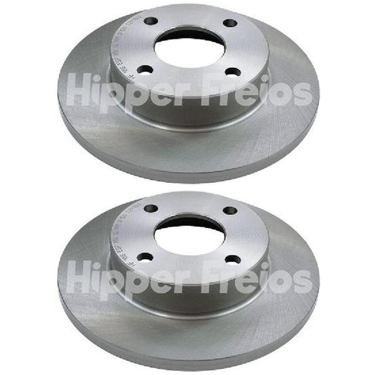 Par Disco Freio Dianteiro - Hipper Freios - HF 168 - (1)