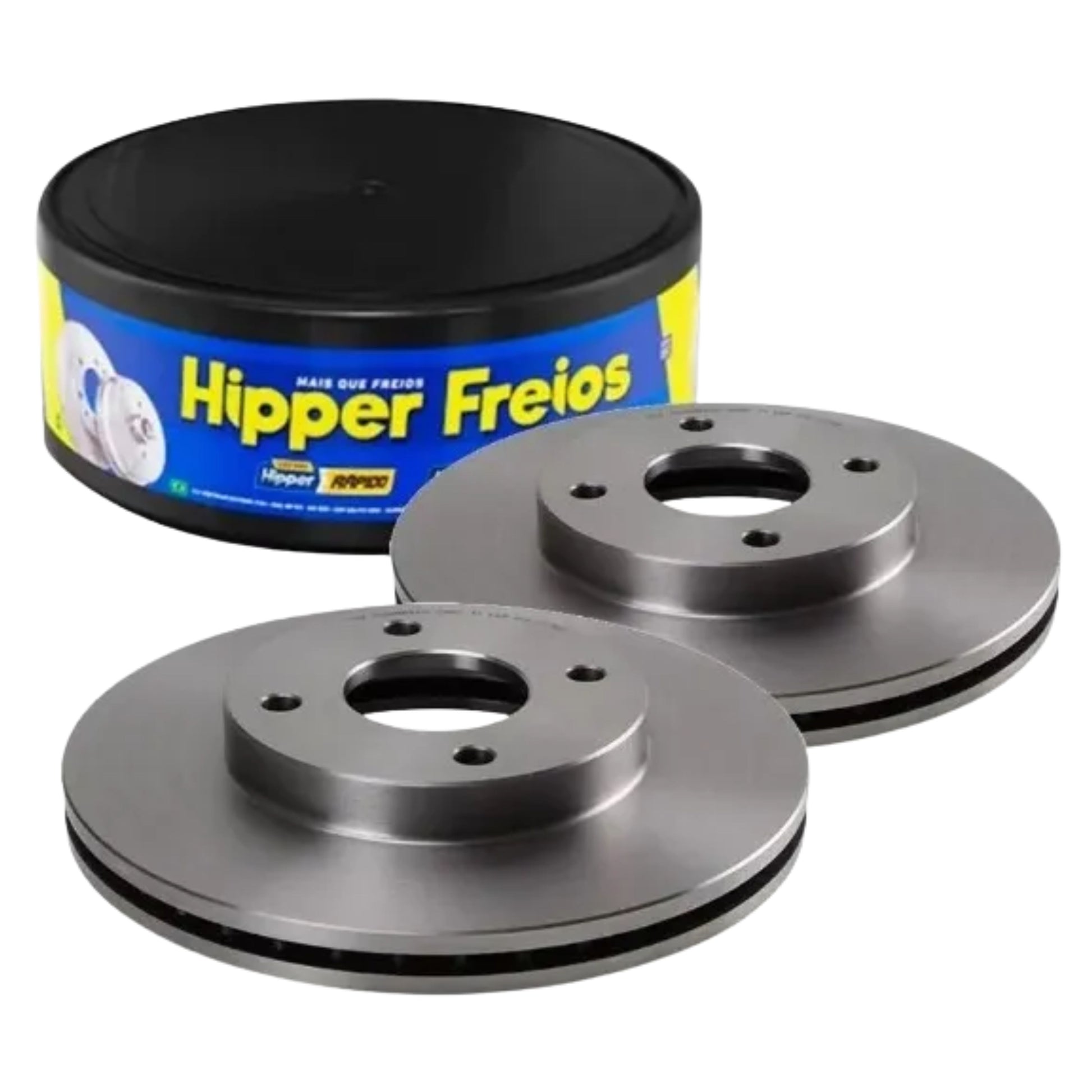 Par Disco Freio Dianteiro - Hipper Freios - HF 21C - (1)