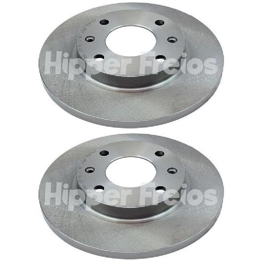 Par Disco Freio Dianteiro - Hipper Freios - HF 298 - (1)