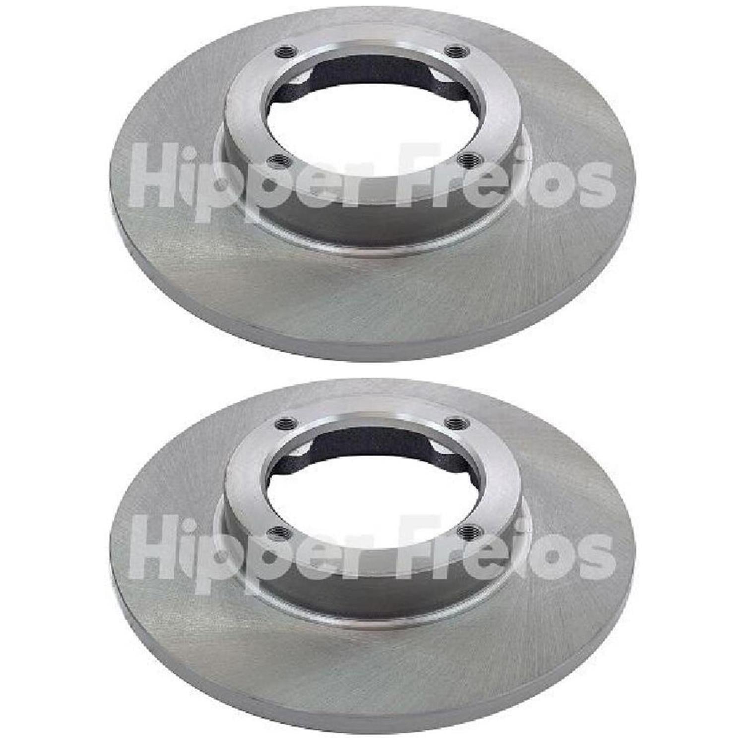 Par Disco Freio Dianteiro - Hipper Freios - HF 304 - (1)
