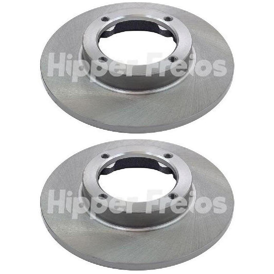 Par Disco Freio Dianteiro - Hipper Freios - HF 304 - (1)