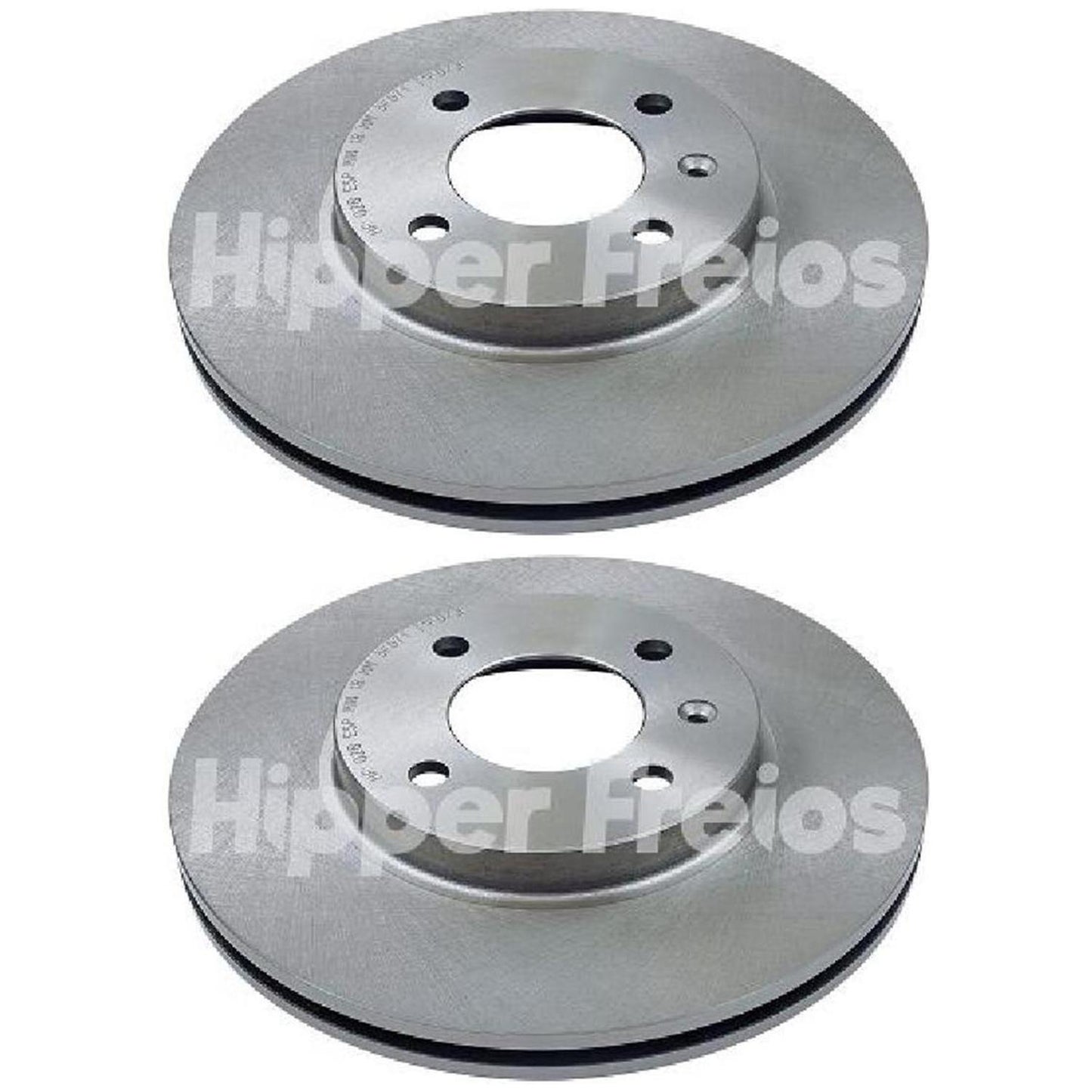 Par Disco Freio Dianteiro - Hipper Freios - HF 02B - (1)
