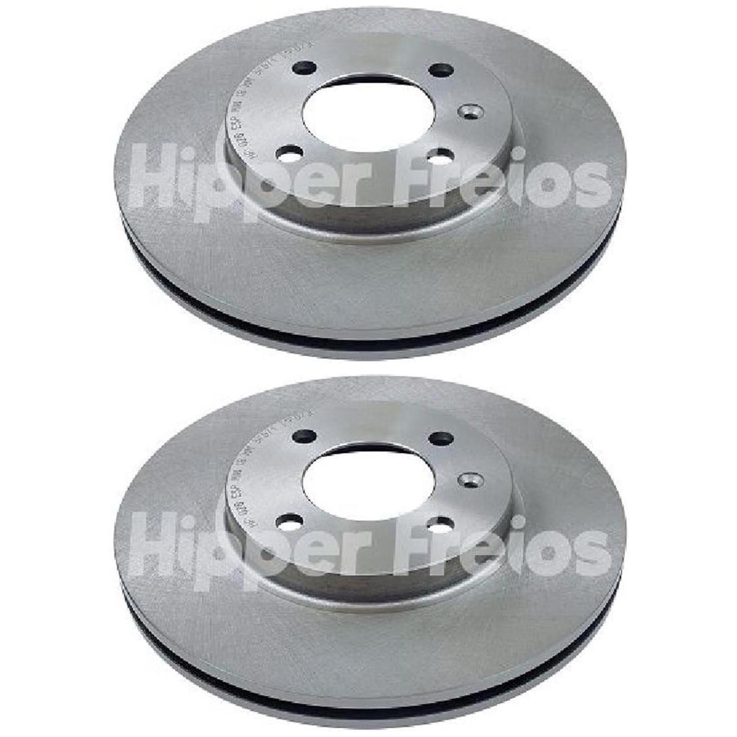 Par Disco Freio Dianteiro - Hipper Freios - HF 02B - (1)