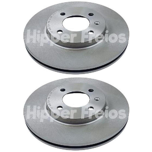 Par Disco Freio Dianteiro - Hipper Freios - HF 02B - (1)