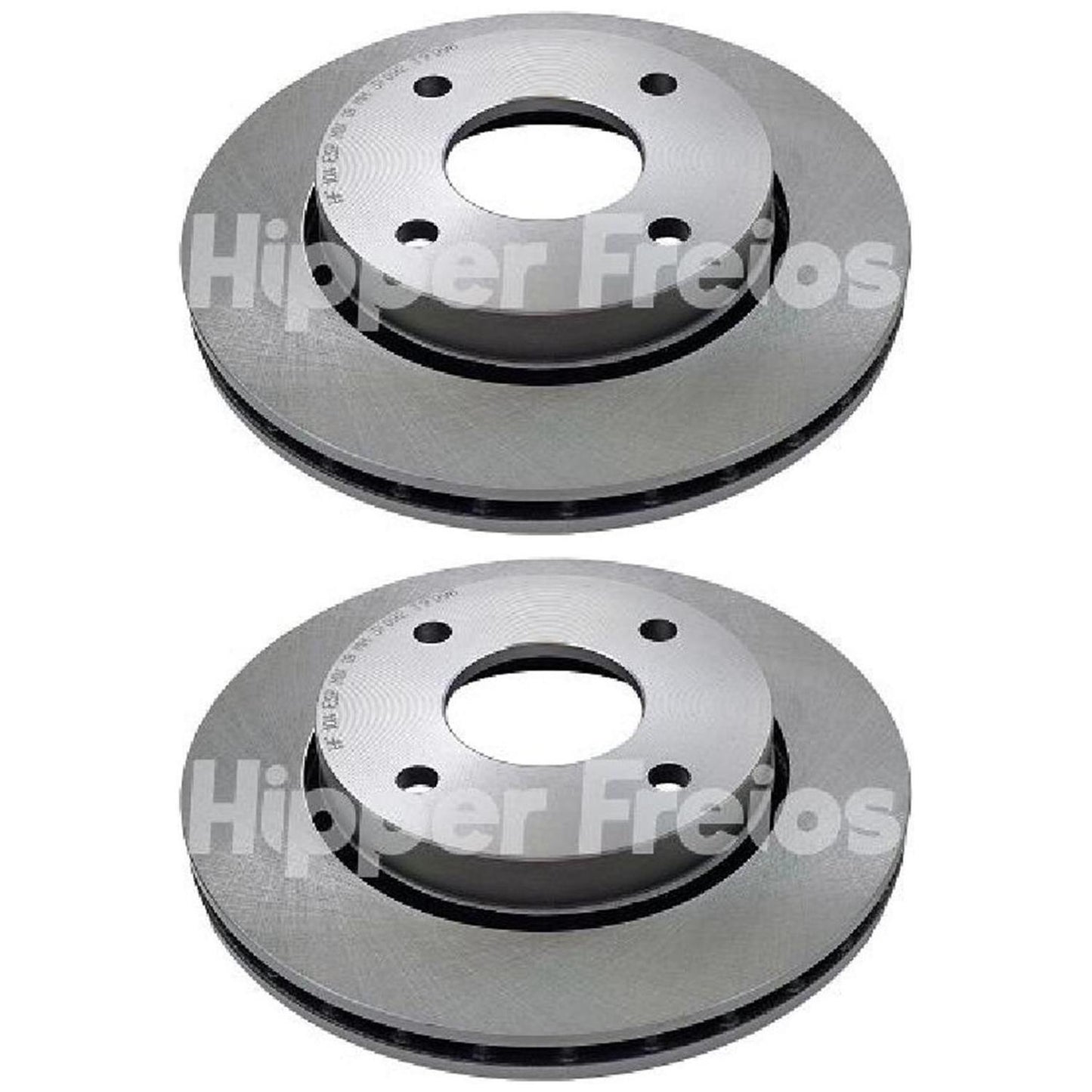 Par Disco Freio Dianteiro - Hipper Freios - HF 10A - (1)