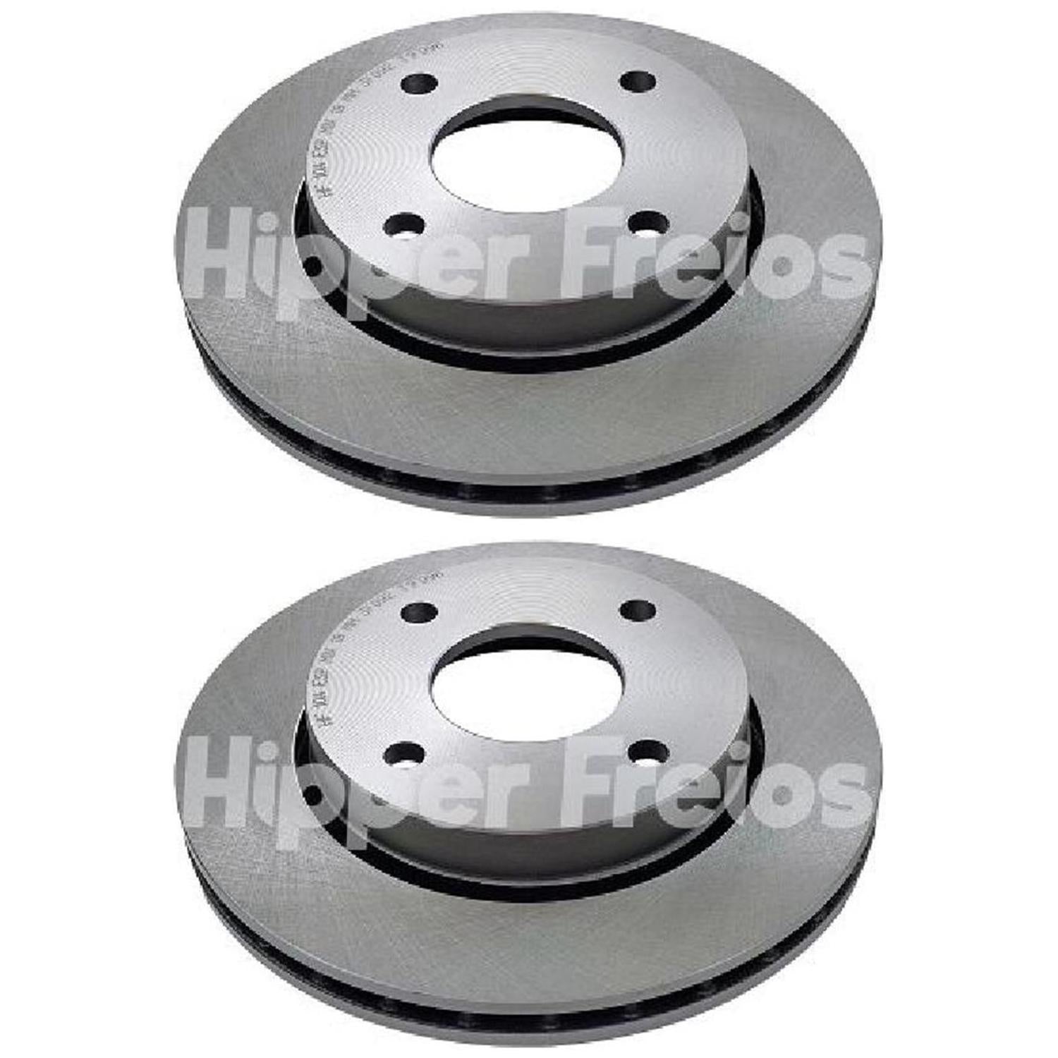Par Disco Freio Dianteiro - Hipper Freios - HF 10A - (1)