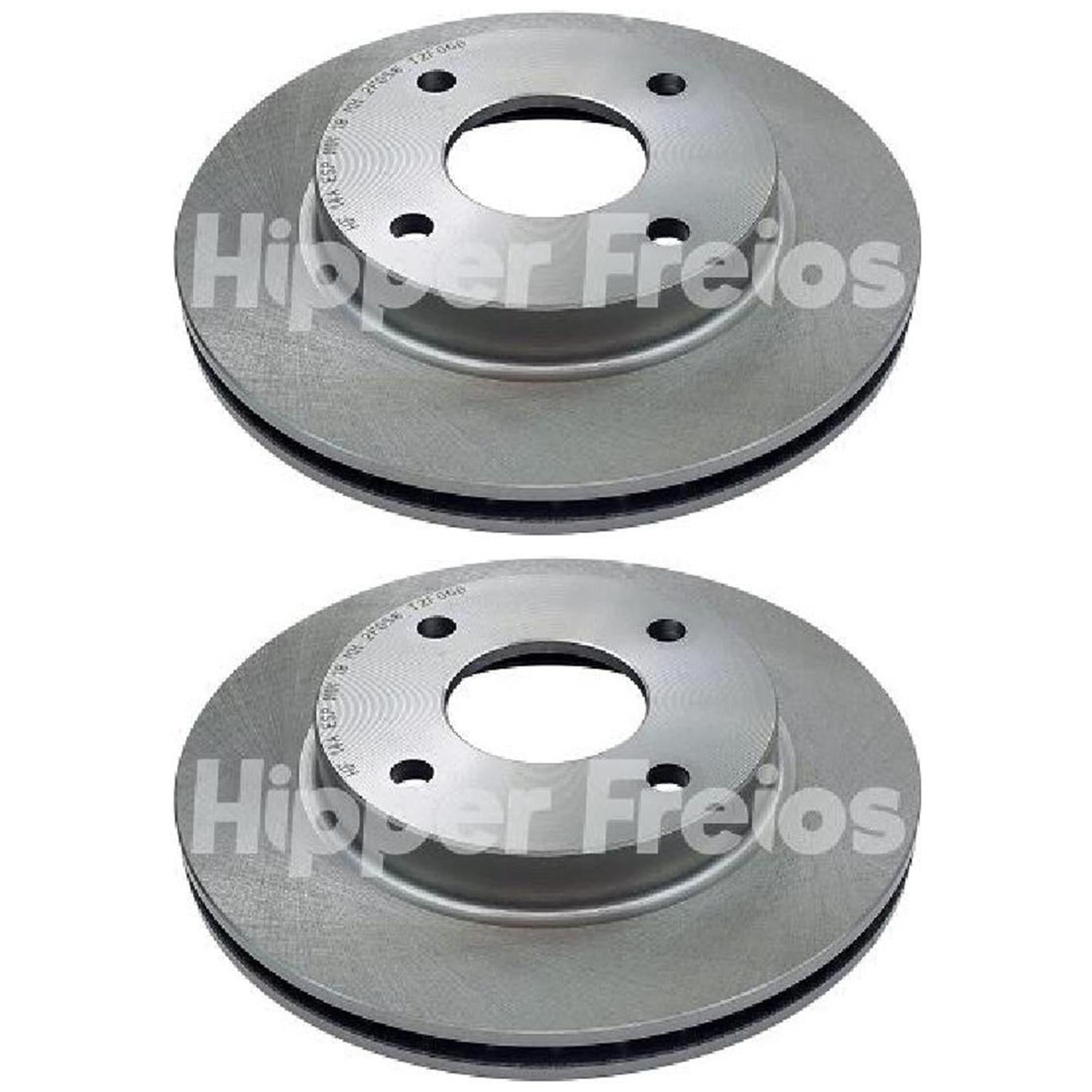 Par Disco Freio Dianteiro - Hipper Freios - HF 14A - (1)