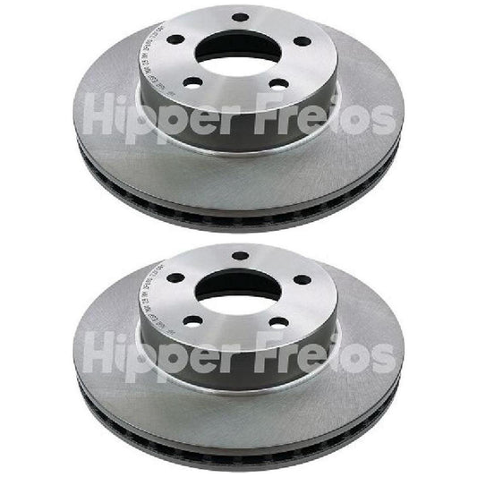 Par Disco Freio Dianteiro - Hipper Freios - HF 16B - (1)