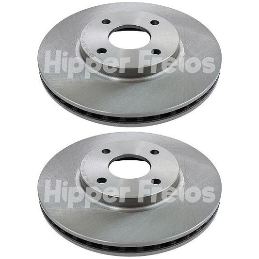 Par Disco Freio Dianteiro - Hipper Freios - HF 18E - (1)