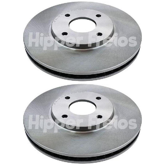 Par Disco Freio Dianteiro - Hipper Freios - HF 18J - (1)
