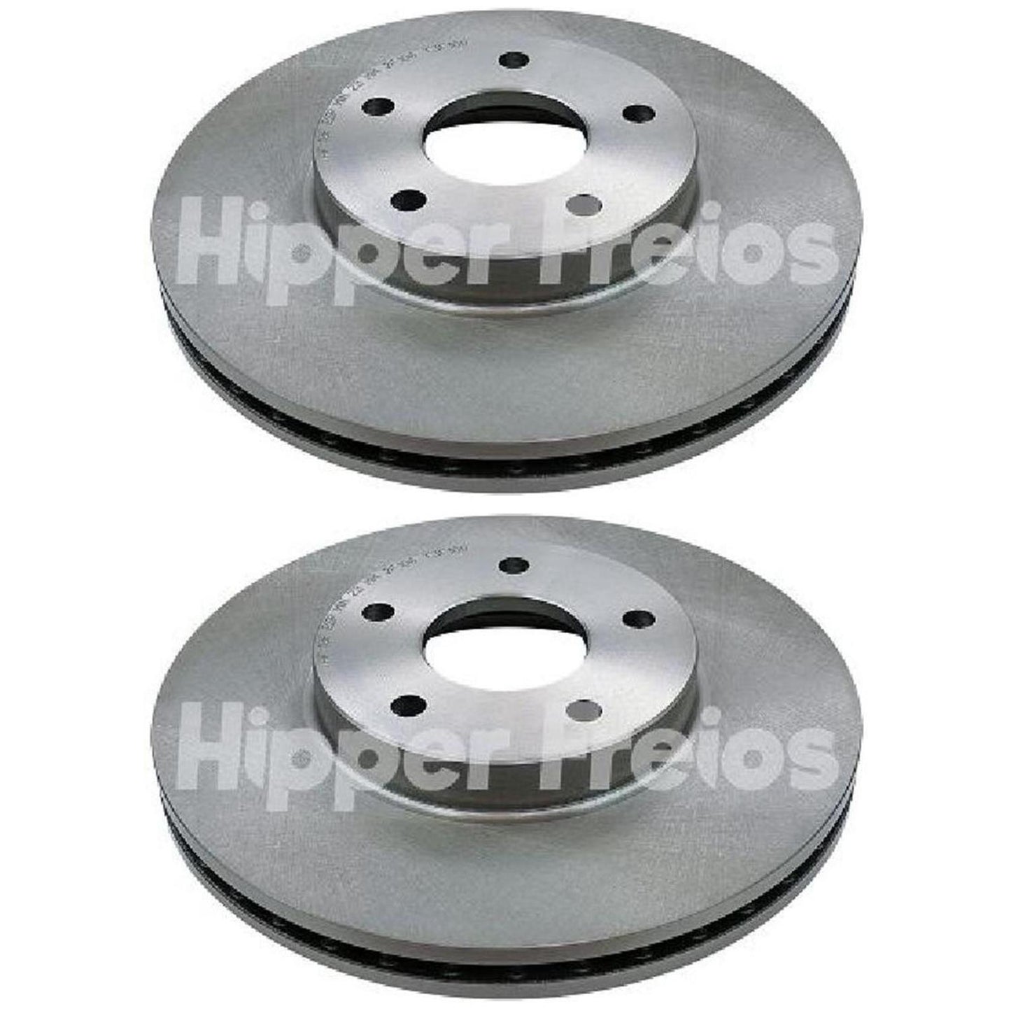 Par Disco Freio Dianteiro - Hipper Freios - HF 18F - (1)
