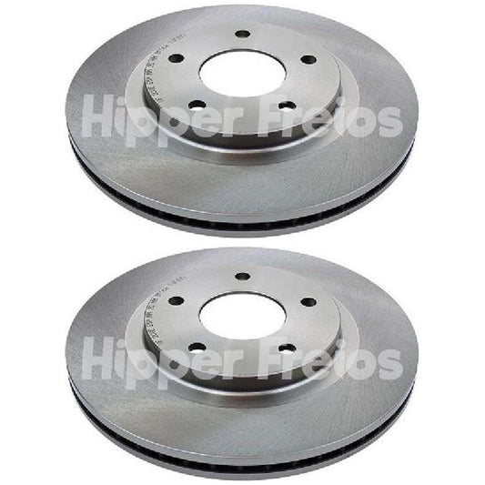 Par Disco Freio Dianteiro - Hipper Freios - HF 200E - (1)