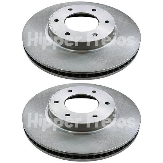 Par Disco Freio Dianteiro - Hipper Freios - HF 206C - (1)