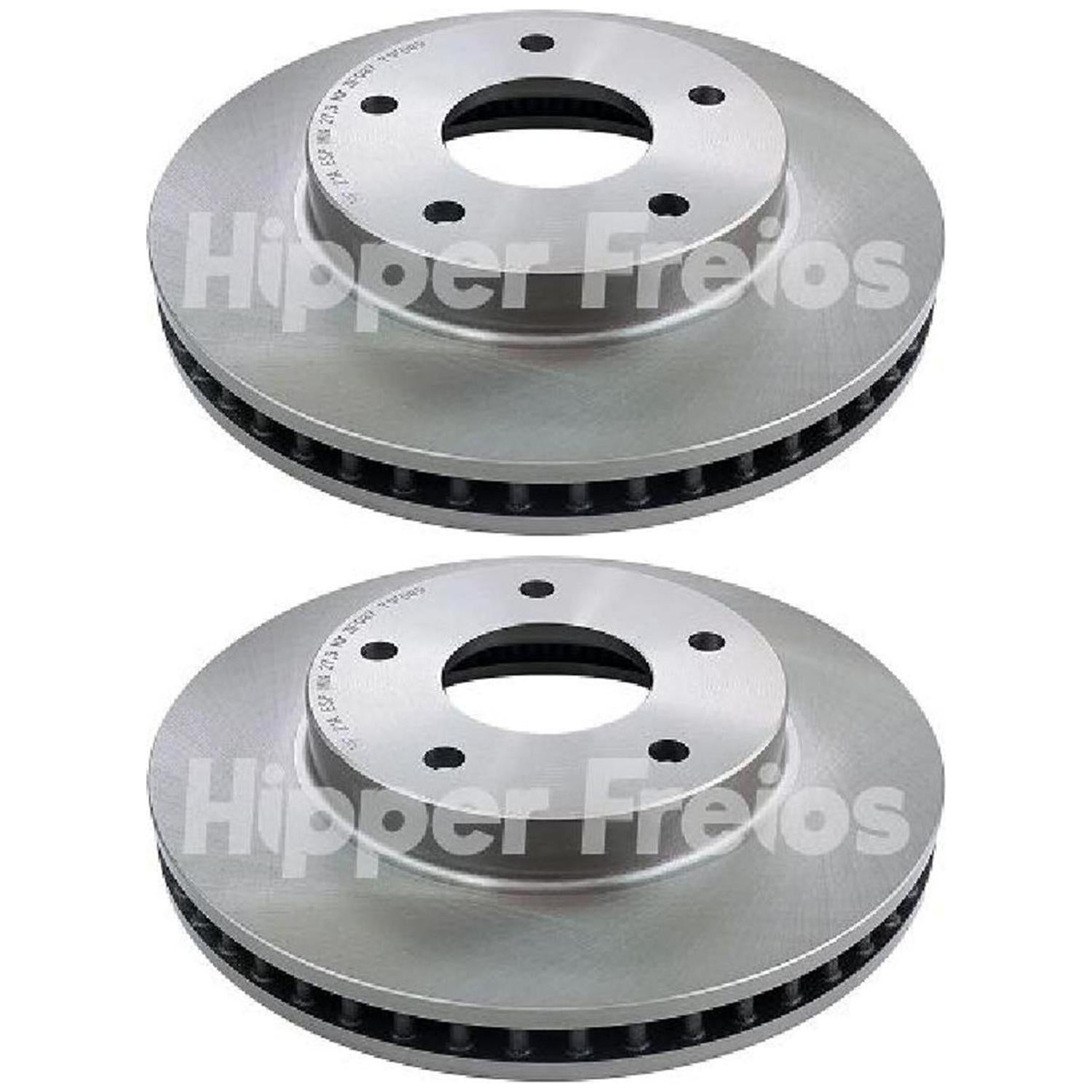 Par Disco Freio Dianteiro - Hipper Freios - HF 21A - (1)