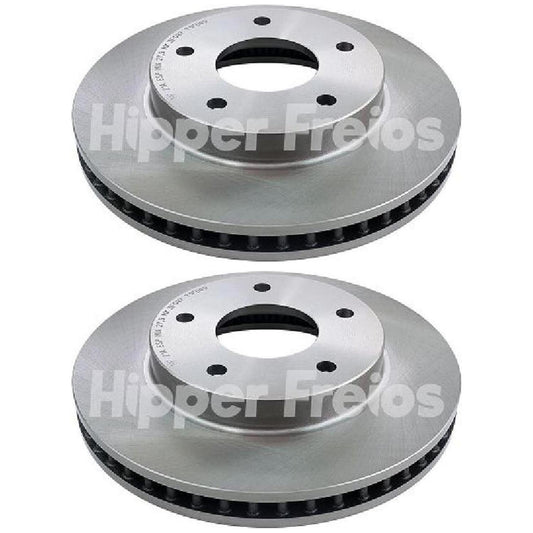 Par Disco Freio Dianteiro - Hipper Freios - HF 21A - (1)
