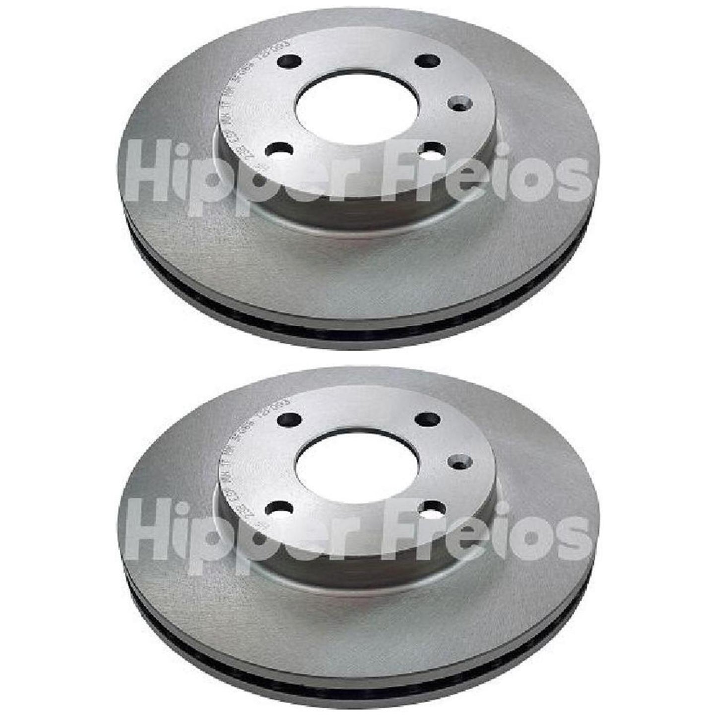 Par Disco Freio Dianteiro - Hipper Freios - HF 23B - (1)