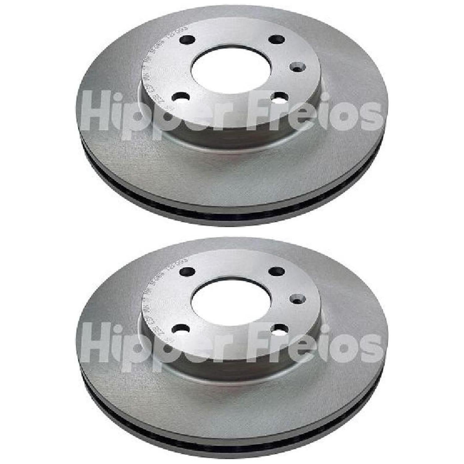 Par Disco Freio Dianteiro - Hipper Freios - HF 23B - (1)