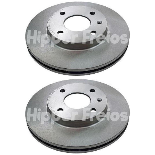 Par Disco Freio Dianteiro - Hipper Freios - HF 23B - (1)