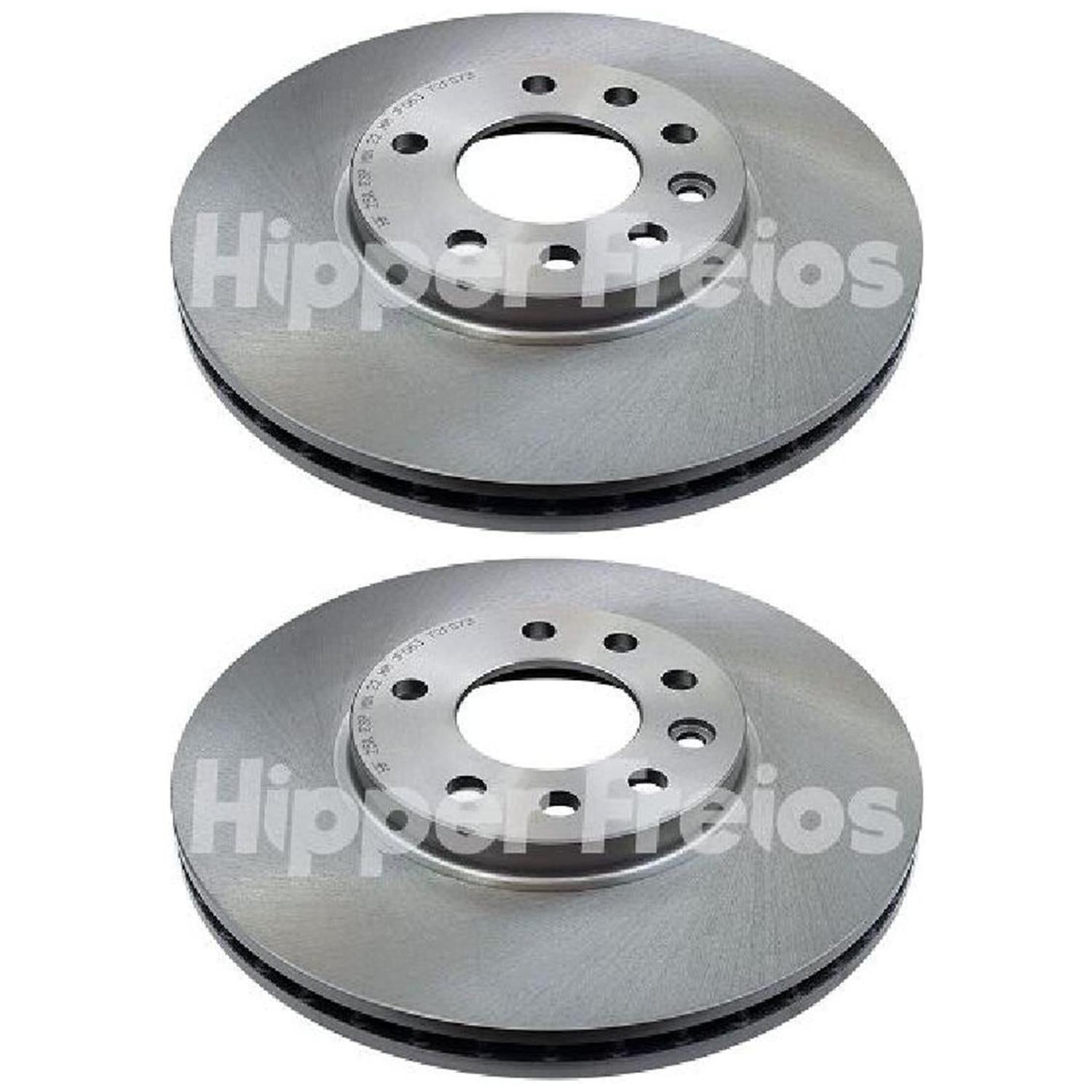 Par Disco Freio Dianteiro - Hipper Freios - HF 25A - (1)