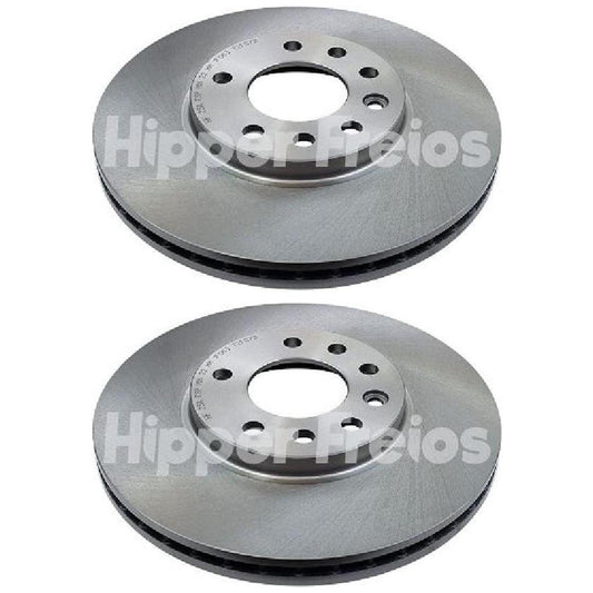 Par Disco Freio Dianteiro - Hipper Freios - HF 25A - (1)