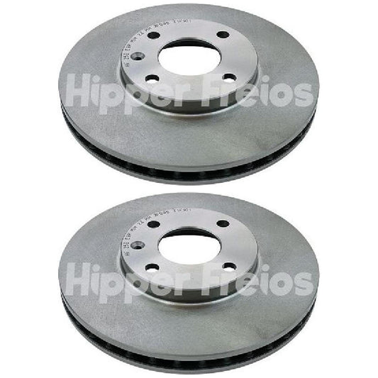 Par Disco Freio Dianteiro - Hipper Freios - HF 25B - (1)