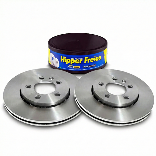 Par Disco Freio Dianteiro - Hipper Freios - HF 26C - (1)