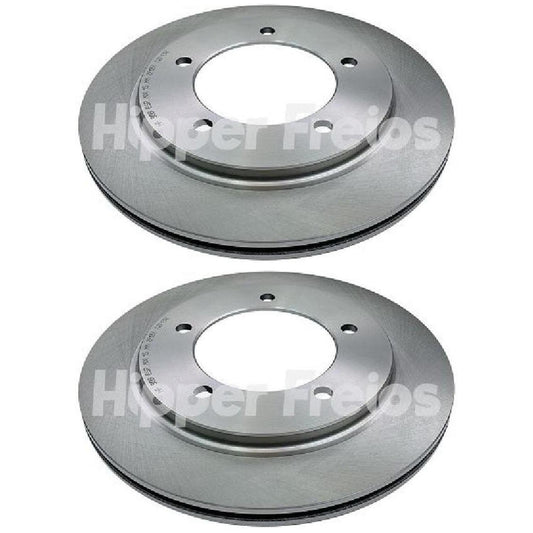 Par Disco Freio Dianteiro - Hipper Freios - HF 308 - (1)