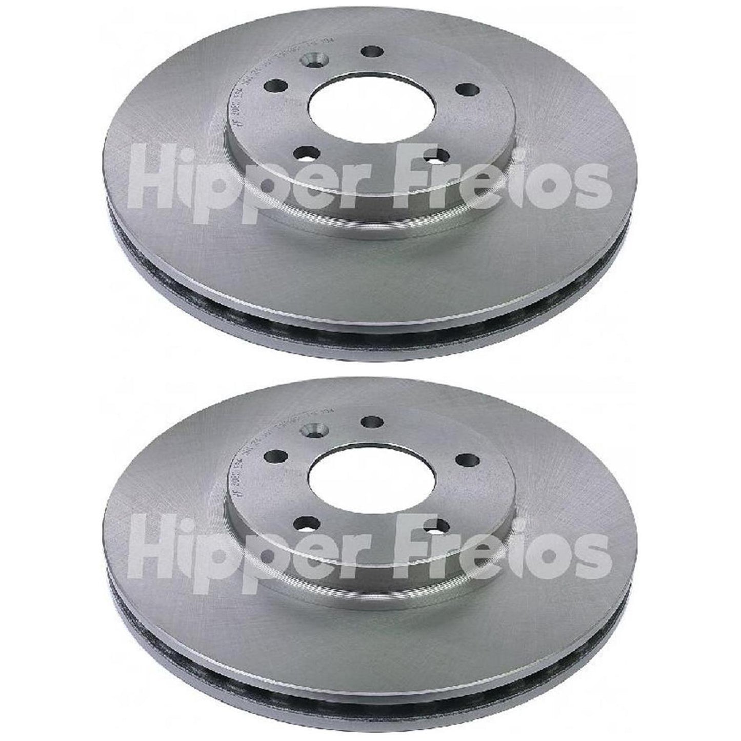 Par Disco Freio Dianteiro - Hipper Freios - HF 308C - (1)