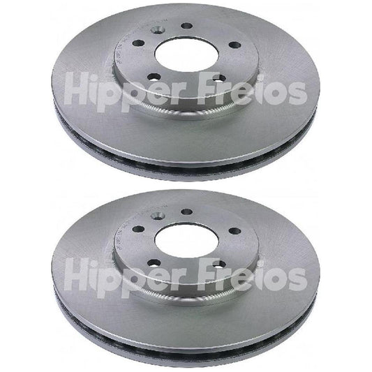 Par Disco Freio Dianteiro - Hipper Freios - HF 308C - (1)