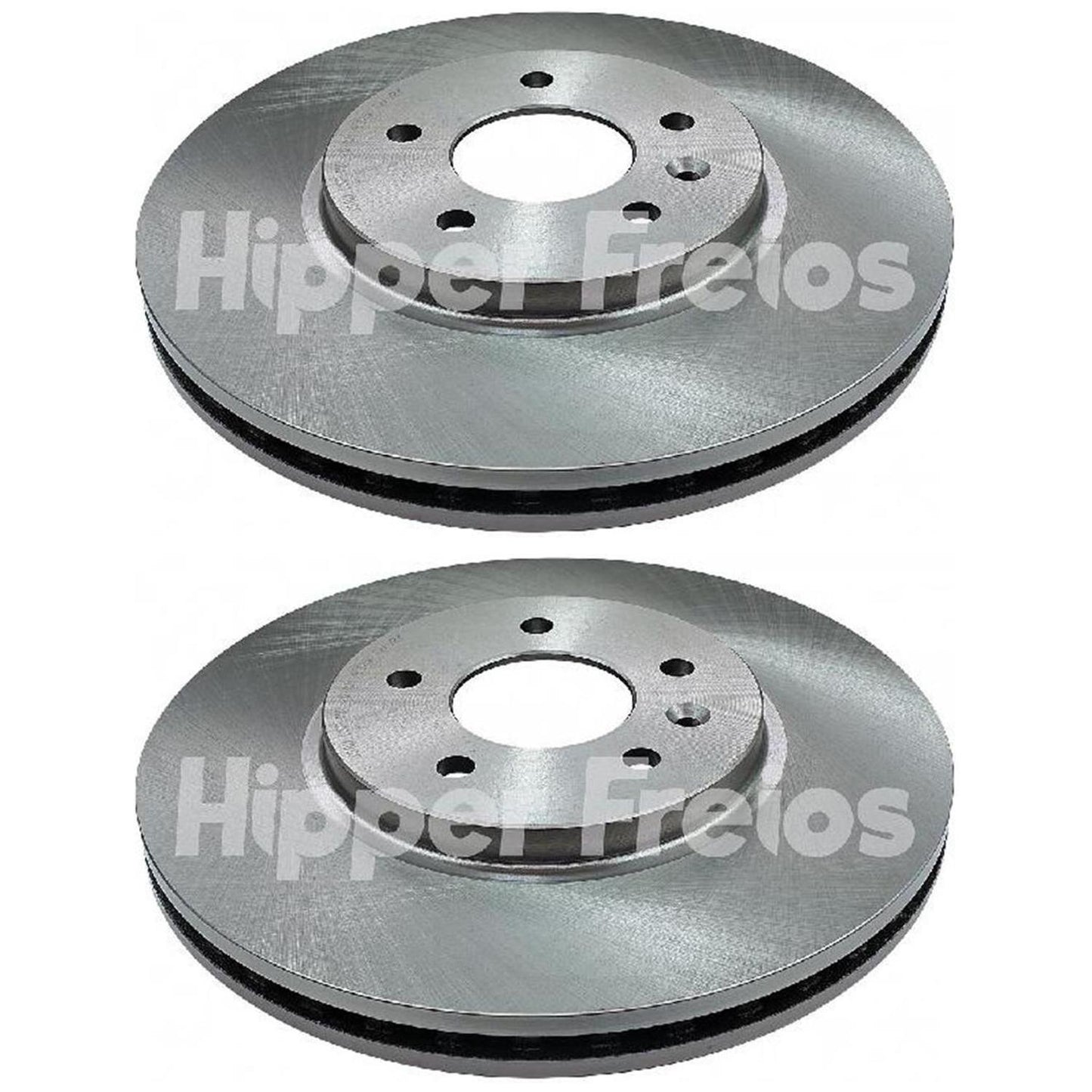 Par Disco Freio Dianteiro - Hipper Freios - HF 308D - (1)