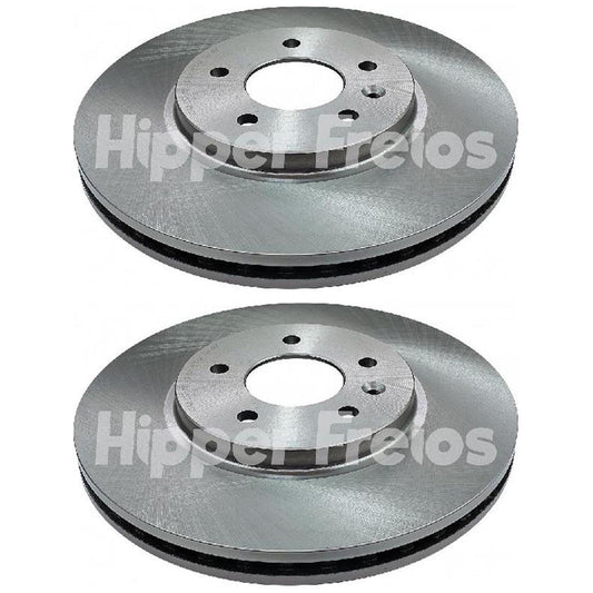 Par Disco Freio Dianteiro - Hipper Freios - HF 308D - (1)