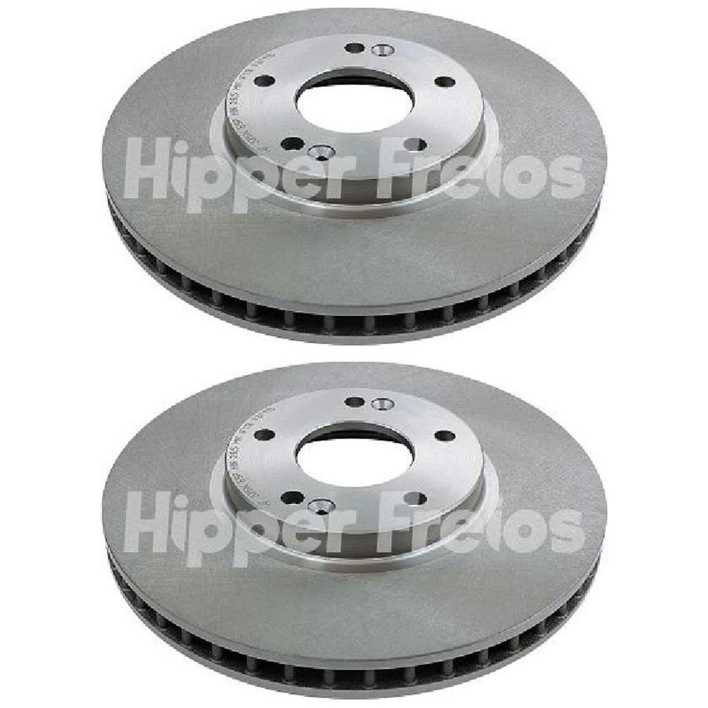 Par Disco Freio Dianteiro - Hipper Freios - HF 325N - (1)
