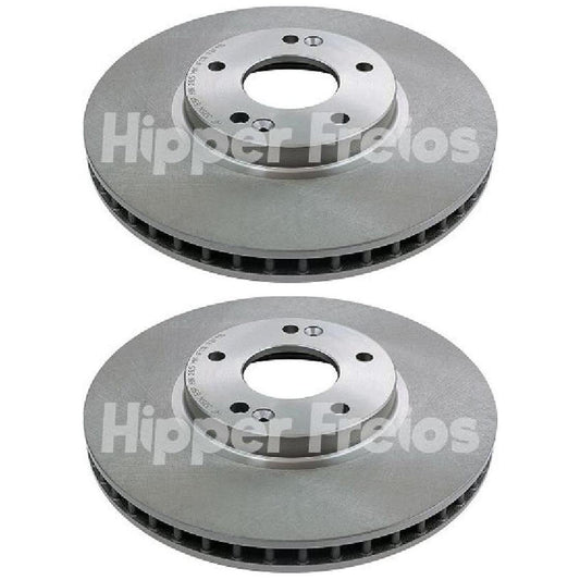 Par Disco Freio Dianteiro - Hipper Freios - HF 325N - (1)