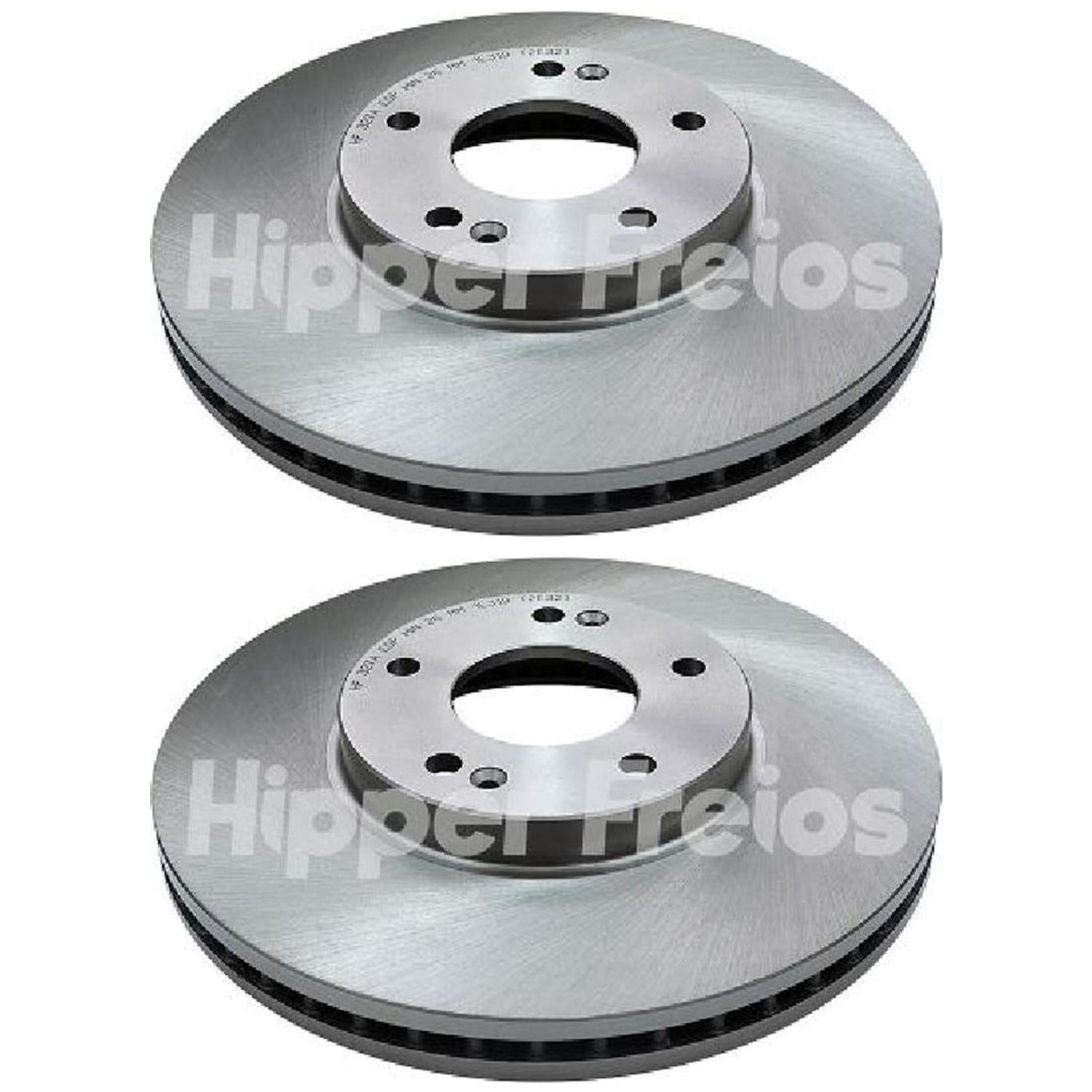 Par Disco Freio Dianteiro - Hipper Freios - HF 327A - (1)