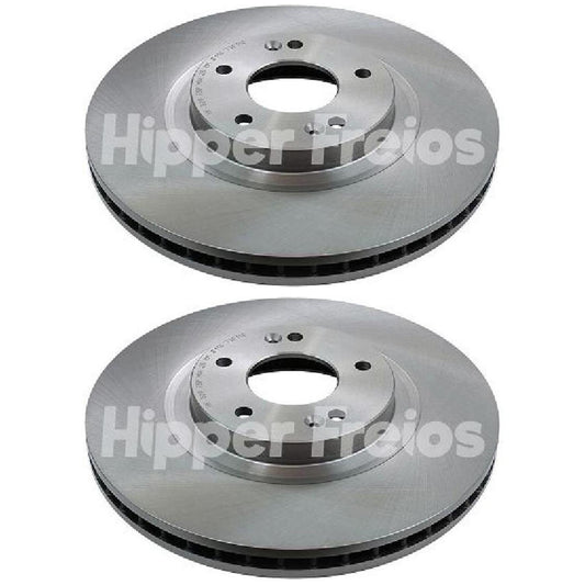 Par Disco Freio Dianteiro - Hipper Freios - HF 329 - (1)