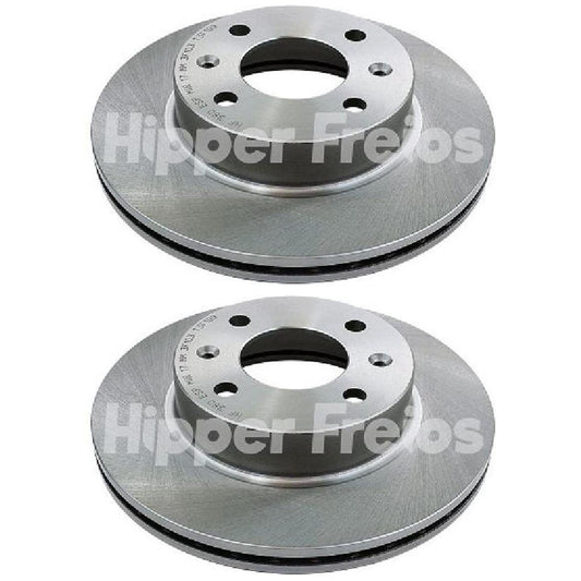 Par Disco Freio Dianteiro - Hipper Freios - HF 380 - (1)