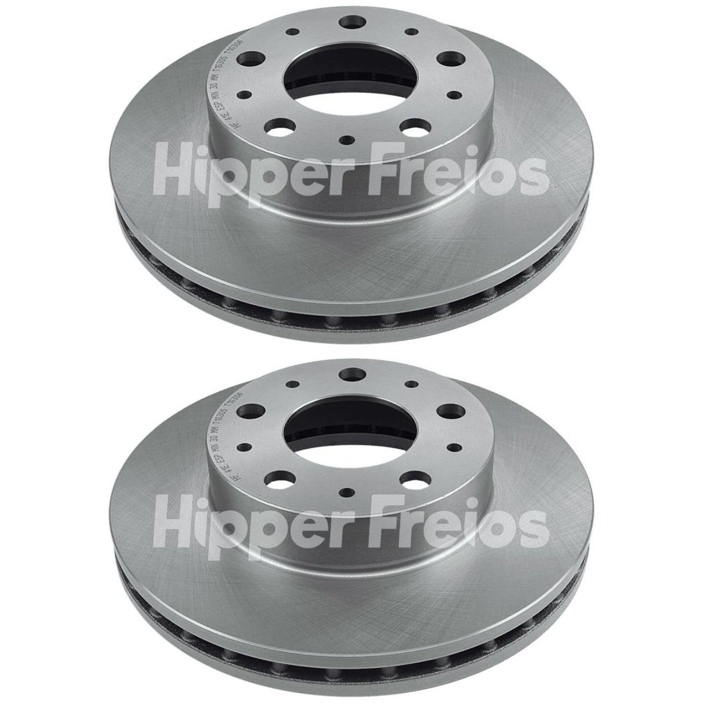 Par Disco Freio Dianteiro - Hipper Freios - HF 41E - (1)
