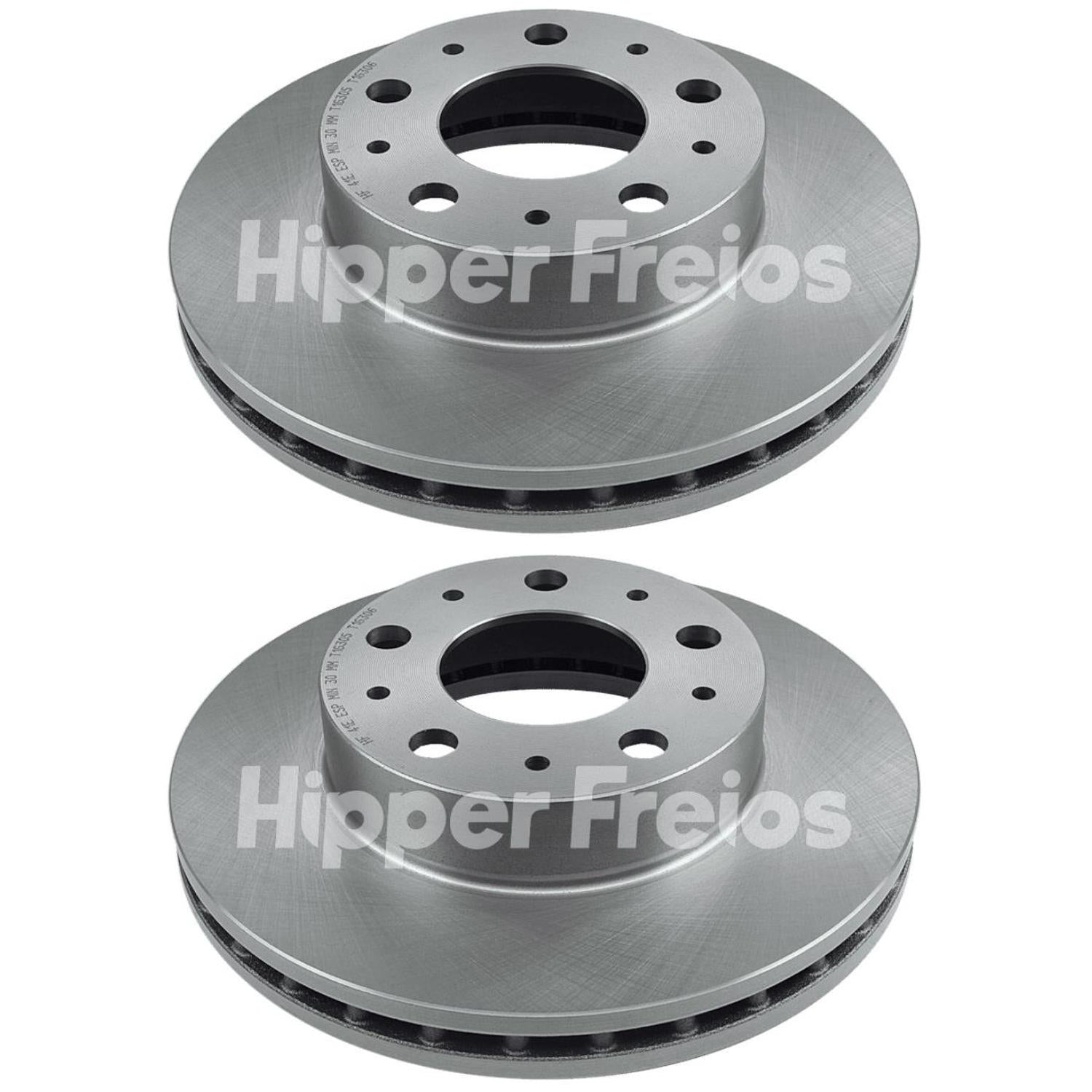 Par Disco Freio Dianteiro - Hipper Freios - HF 41E - (1)
