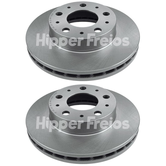 Par Disco Freio Dianteiro - Hipper Freios - HF 41E - (1)