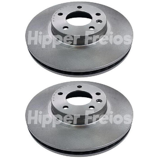 Par Disco Freio Dianteiro - Hipper Freios - HF 50 - (1)