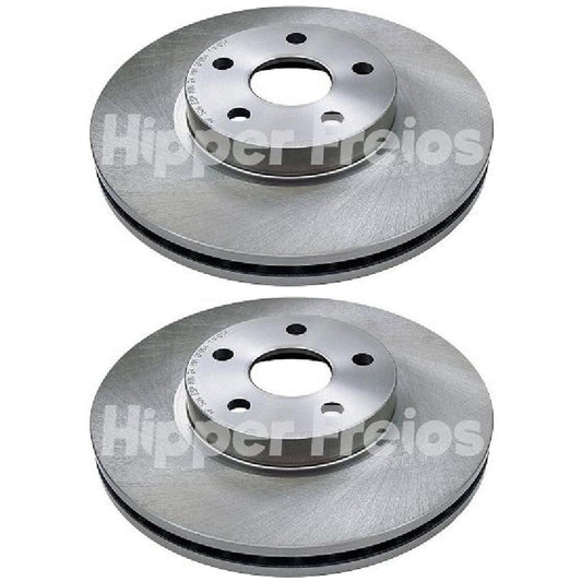 Par Disco Freio Dianteiro - Hipper Freios - HF 504 - (1)