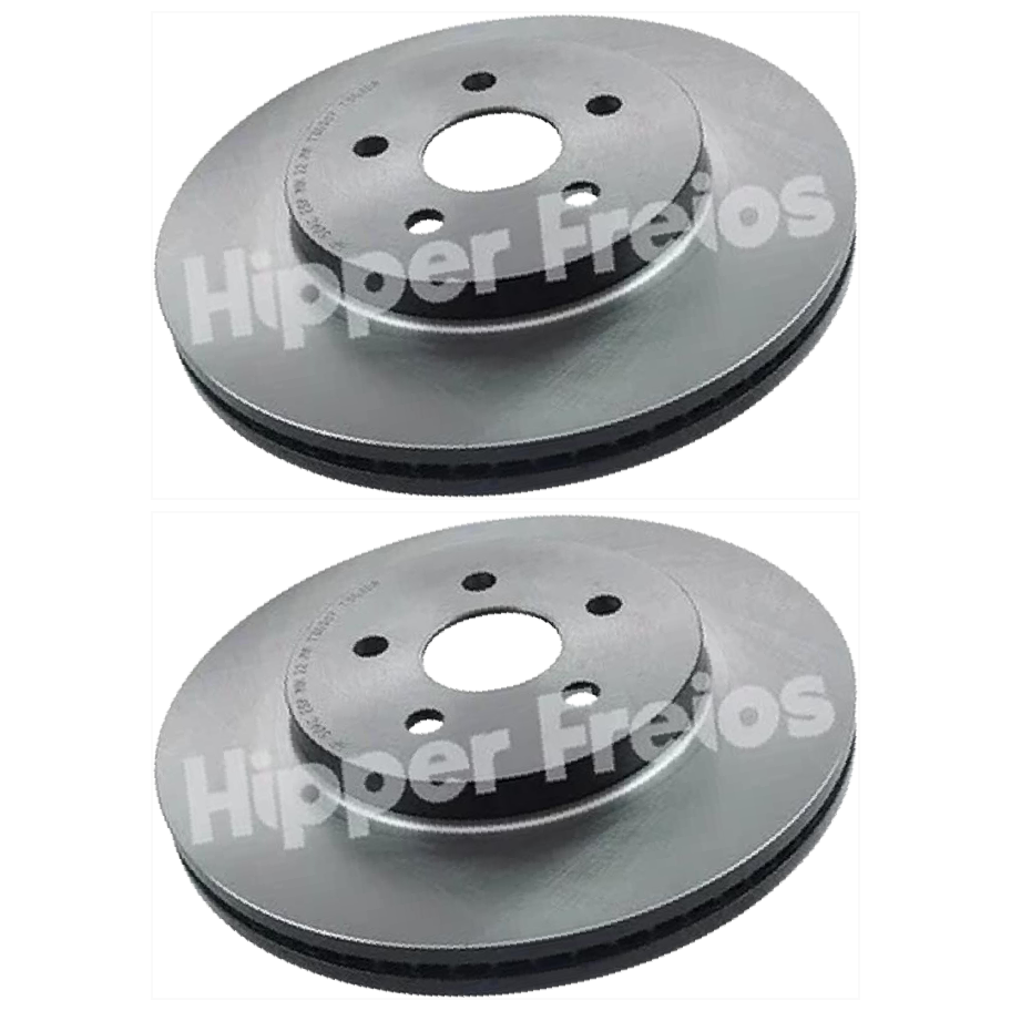 Par Disco Freio Dianteiro - Hipper Freios - HF 504C - (1)