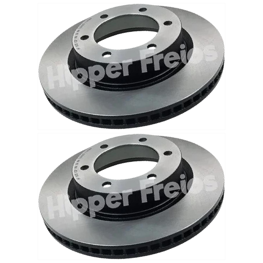Par Disco Freio Dianteiro - Hipper Freios - HF 512C - (1)