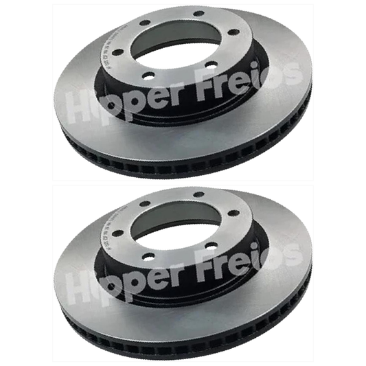 Par Disco Freio Dianteiro - Hipper Freios - HF 512C - (1)